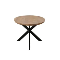 Livingfurn Eettafel Ovaal 180cm - Naturel Mangohout - Matrix-poot - Jesper