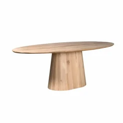 StarFurn Eettafel Ovaal Naturel Hout - 210x110x76cm - Riga Clearance