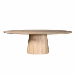 StarFurn Eettafel Ovaal Naturel Hout - 210x110x76cm - Riga Clearance