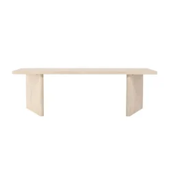 Fjôrd Eettafel Rechthoek - Beige MDF - 240x100x75cm - Skagen Clearance