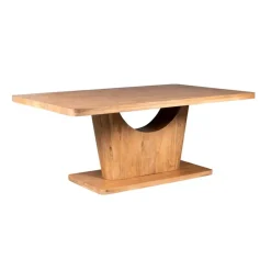 StarFurn Eettafel Rechthoek Naturel Hout - 200x110x76cm - Voco Sale