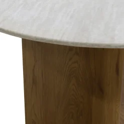 Giga Meubel Eettafel Rond - Marmer - 120x120x76cm - Faria Sale