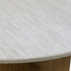 Giga Meubel Eettafel Rond - Marmer - 120x120x76cm - Faria Sale