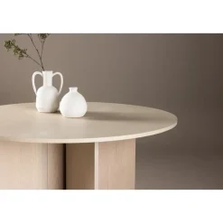 Fjôrd Eettafel Rond - Naturel - 120x120x76cm - Tyresö Outlet