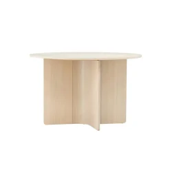 Fjôrd Eettafel Rond - Naturel - 120x120x76cm - Tyresö Outlet
