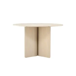 Fjôrd Eettafel Rond - Naturel - 120x120x76cm - Tyresö Outlet