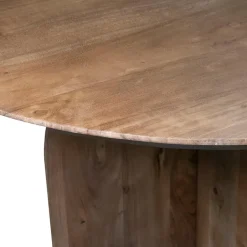 Giga Meubel Eettafel Rond Ø130cm - Bruin Acaciahout - Danae Clearance