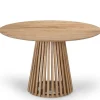 Giga Meubel Eettafel Rond Ø120cm - Naturel Acaciahout - 2-4 Personen - Seppe Outlet