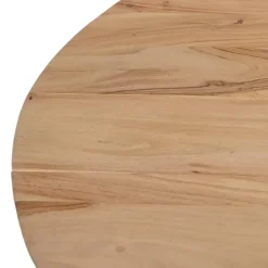 Giga Meubel Eettafel Rond Ø120cm - Naturel Acaciahout - 2-4 Personen - Seppe Outlet