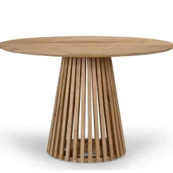 Giga Meubel Eettafel Rond Ø120cm - Naturel Acaciahout - 2-4 Personen - Seppe Outlet
