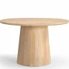 Giga Meubel Eettafel Rond 120cm - Naturel Mangohout - 2-4 Personen New