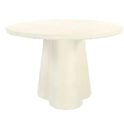 Livingfurn Eettafel Rond Ø130cm - Zand Beton - 2-4 Personen - Sandy Hot