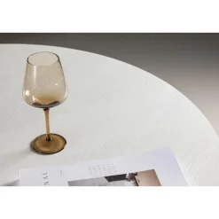 Fjôrd Eettafel Rond Wit 110cm - Fineer - Scandinavisch - Tafel Härön Outlet