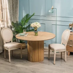 Nordlys Eettafel voor 6 personen van massief grenen D120 Outlet