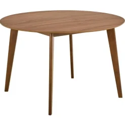 Giga Living Eettafel Walnoot Rond - 105x105x76cm - Levi Online