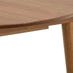 Giga Living Eettafel Walnoot Uitschuifbaar - 154x115x75 cm - Gradje Best
