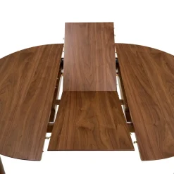 Giga Living Eettafel Walnoot Uitschuifbaar - 154x115x75 cm - Gradje Best