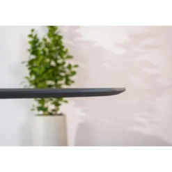 Giga Living Eettafel Zwart Acaciahout - Ovaal - 240x110x76cm - Langford Discount