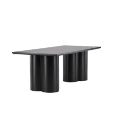Fjôrd Eettafel Zwart 210cm - Fineer - 6-8 Personen - Tafel Olivia Sale