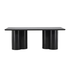 Fjôrd Eettafel Zwart 210cm - Fineer - 6-8 Personen - Tafel Olivia Sale