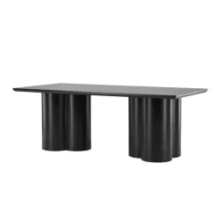 Fjôrd Eettafel Zwart 210cm - Fineer - 6-8 Personen - Tafel Olivia Sale