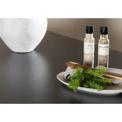 Fjôrd Eettafel Zwart Hout - 220x100x75cm - Count Discount