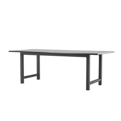 Fjôrd Eettafel Zwart Hout - 220x100x75cm - Count Discount