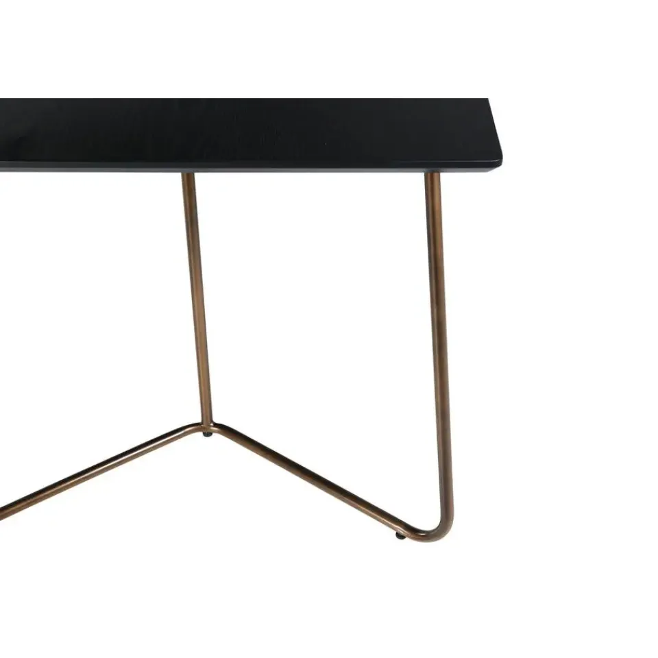 Fjôrd Eettafel Zwart Hout - 190x90x75cm - Petra Distressed New