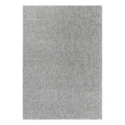 Muratap Effen Vloerkleed Laagpolig Lichtgrijs - 140x200 CM Best