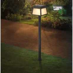 EGLO Altilia Solar Priklamp - LED - 106 cm - Zwart/Wit Discount