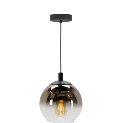 EGLO Ariscani 1 Hanglamp - E27 - Ø 20 cm - Koperglas - Zwart Hot