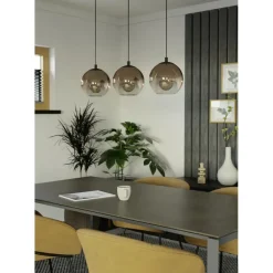 EGLO Ariscani 1 Hanglamp - E27 - 76,5 cm - Koperglas - Zwart Best