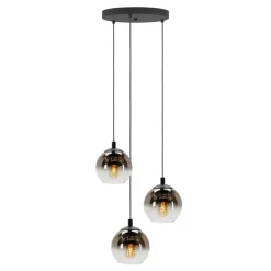 EGLO Ariscani 1 Hanglamp - E27 - Ø 42,5cm-Koperglas - Zwart Online