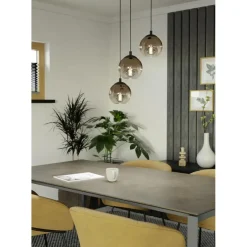 EGLO Ariscani 1 Hanglamp - E27 - Ø 42,5cm-Koperglas - Zwart Online