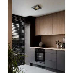 EGLO Balazote Plafonnière - LED - Kunststof - Zwart/Wit New