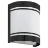 EGLO Cerno Wandlamp - E27 - Glas - Zwart/Wit Discount