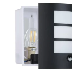 EGLO City Wandlamp - E27 - 23.5 cm - Zwart Outlet