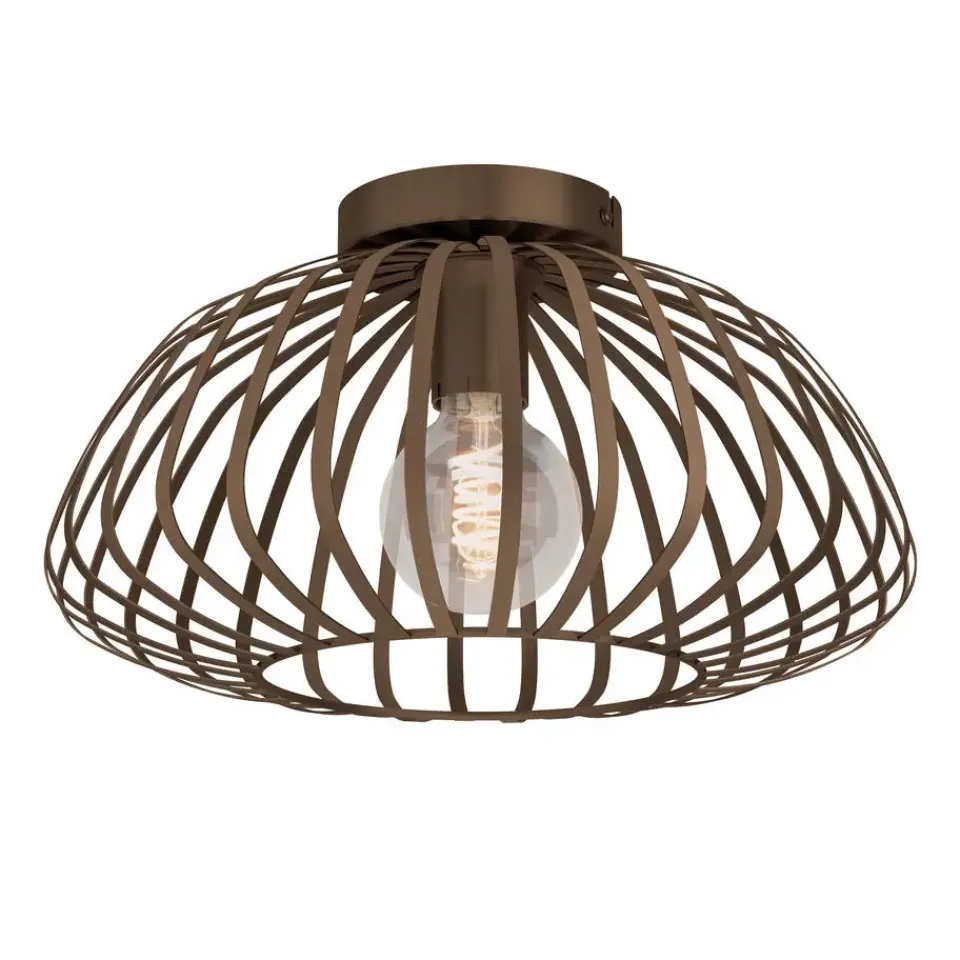 EGLO Espinal Plafondlamp - E27 - Ø 38.5 cm - Brons - Staal Online