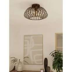 EGLO Espinal Plafondlamp - E27 - Ø 38.5 cm - Brons - Staal Online