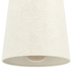 EGLO Febres Hanglamp - E27 - teddy stof - Zwart/Wit Outlet