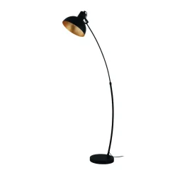 EGLO Jaafra Vloerlamp - E27 - 158 cm - Zwart, Goud Outlet