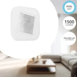 EGLO Macchioni Wandlamp - LED - Kunststof - Wit Discount