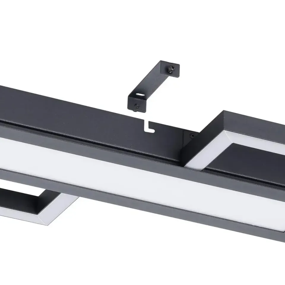 EGLO Monirote Plafonnière - LED - 78 cm - Zwart Clearance