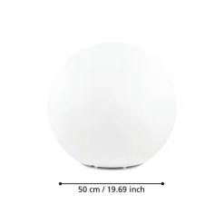 EGLO Monterolo Staande lamp - E27 - Ø 48 cm - Wit Clearance