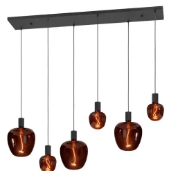 EGLO Nogalte hanglamp - E27 - 130 cm - Rechthoek - Zwart Best