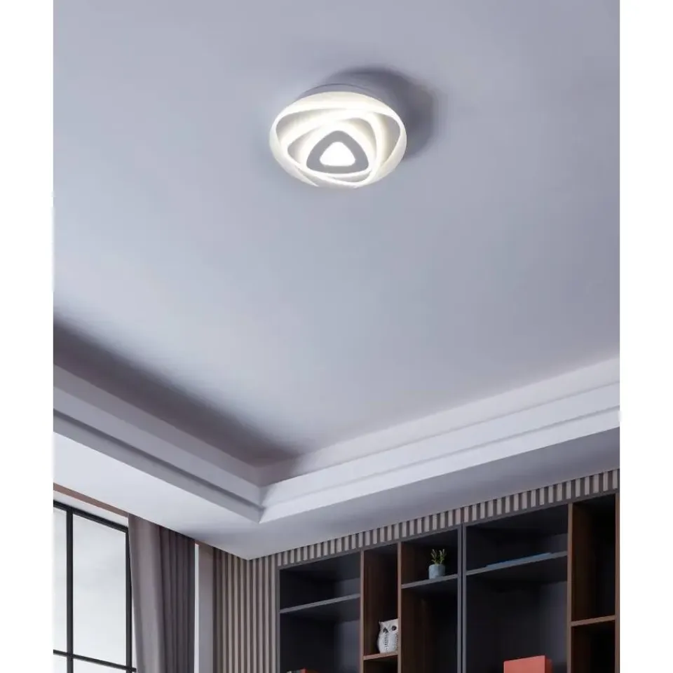 EGLO Palagiano Plafondlamp - LED - Ø 30 cm - Wit Discount