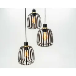 EGLO Pocicas Hanglamp - E27 - Ø 35 cm - Zwart/Goud Clearance