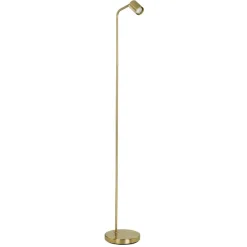 EGLO Rigomagno Vloerlamp - GU10 - H 151 cm - Staal - Goud Online