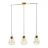 EGLO Tarbes Hanglamp - E27 - 79,5 cm - Goud Discount