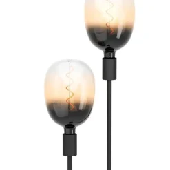 EGLO Valdemoro Vloerlamp - E27 - 110,5 cm - Zwart - Staal Online